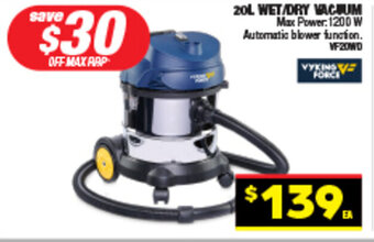 Autopro 20L WET/DRY VACUUM offer