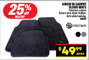 AUGUSTA CARPET FLOOR MATS