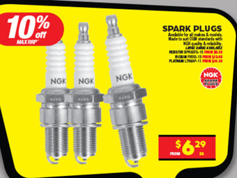Autopro SPARK PLUGS offer
