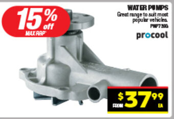 Autopro WATER PUMPS offer