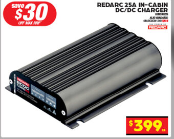 Autopro REDARC 25A IN-CABIN DC/DC CHARGER offer