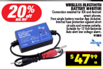 WIRELESS BLUETOOTH BATTERY MONITOR