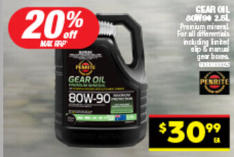 Autopro GEAR OIL 80W90 2.5L offer