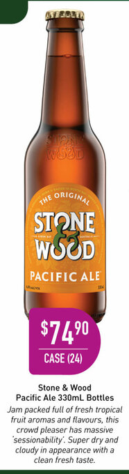 Dan Murphy's Stone & Wood Pacific Ale 330mL Bottles offer