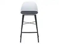 LivingStyles Laxmi Counter Stool, White offer