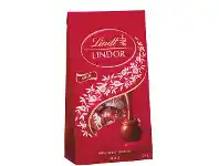 Woolworths Lindt Caramel Squares or Lindor Bags 123-125g offer
