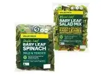 Woolworths Australian Baby Spinach 280g or Mixed Baby Leaf Salad Mix 300g Pack offer