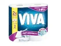 Woolworths Kleenex Viva Double Length Paper Towel Pk 2 offer