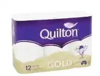Woolworths Quilton Gold Toilet Tissue Pk 12 offer