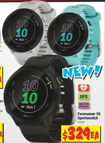 JB Hi-Fi Garmin - Forerunner 55 Sportswatch - 521878 offer