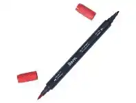 Officeworks Born Professional Brush Marker Deep Scarlet Red offer