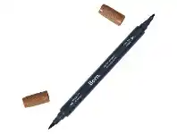 Officeworks Born Professional Brush Marker Burnt Ochre offer