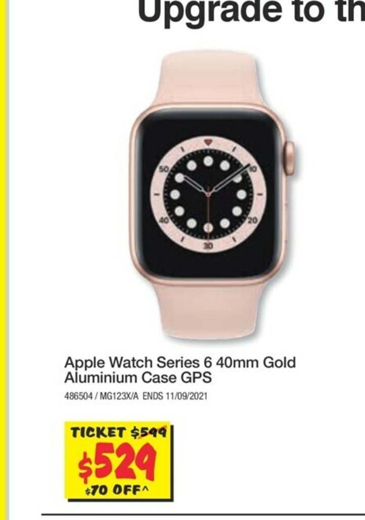 Apple Watch Series 6 40mm Gold Aluminum 
