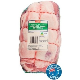 Coles Coles australian lamb boneless shoulder roast offer