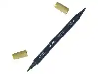 Officeworks Born Professional Brush Marker Olive offer