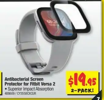 JB Hi-Fi Antibacterial Screen Protector for Fitbit Versa 2 - 488609 offer