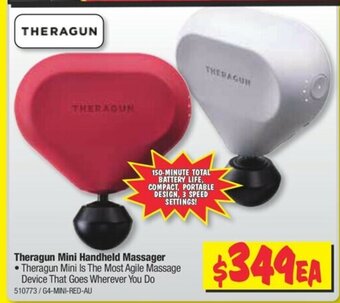 JB Hi-Fi Theragun Mini Handheld Massager offer