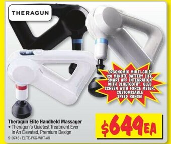 JB Hi-Fi Theragun Elite Handheld Massager offer