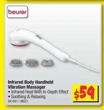 JB Hi-Fi Beurer - Infrared Body Handheld Vibration Massager offer