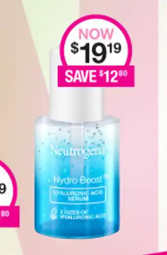 Priceline Neutrogena Hydro Boost™ offer