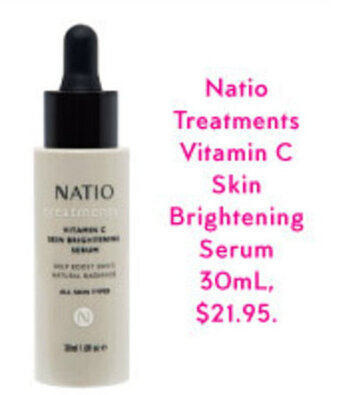 Natio Treatments Vitamin C Skin Brightening Serum 30ml