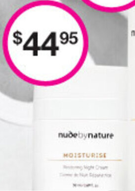 Priceline Nude by Nature Moisturiser offer