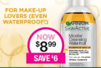 Priceline Garnier SkinActive Micellar Cleansing Water in oil offer