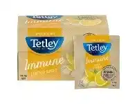 Officeworks Tetley Super Infusions Immune Lemon and Ginger Tea 16 Pack offer