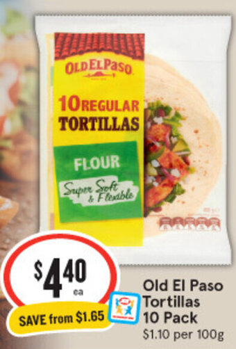 IGA Old El Paso Tortillas 10 Pack offer