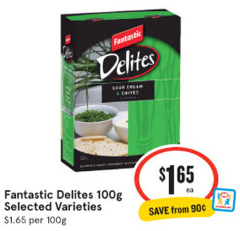 IGA Fantastic Delites 100g Selected Varieties offer