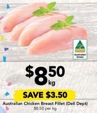 Drakes Australian Chicken Breast Fillet (Deli Dept) offer