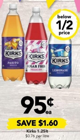 Drakes Kirks 1.25lt offer