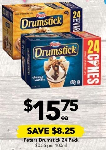 Drakes Peters Drumstick 24 Pack offer