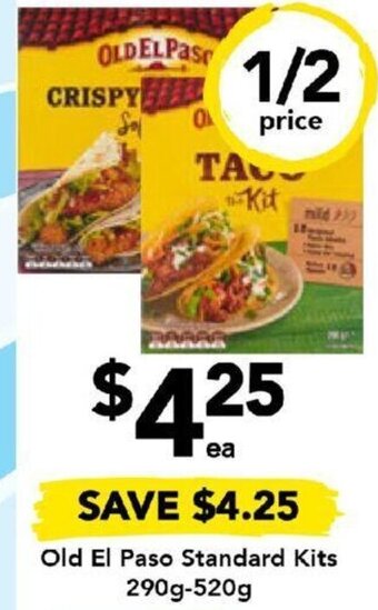 Drakes Old El Paso Standard Kits 290g-520g offer