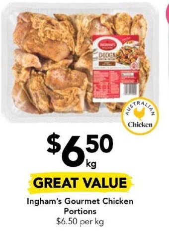 Drakes Ingham's Gourmet Chicken Portions offer