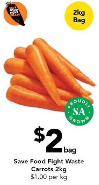 Drakes Save Food Fight Waste Carrots 2kg offer
