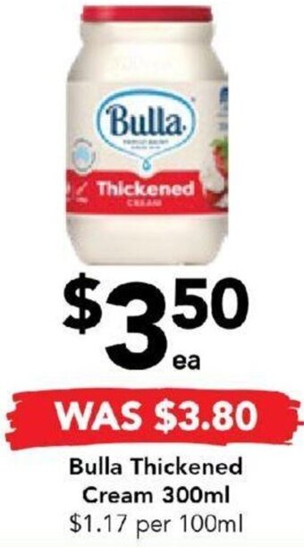 Bulla Thickened Cream 300ml