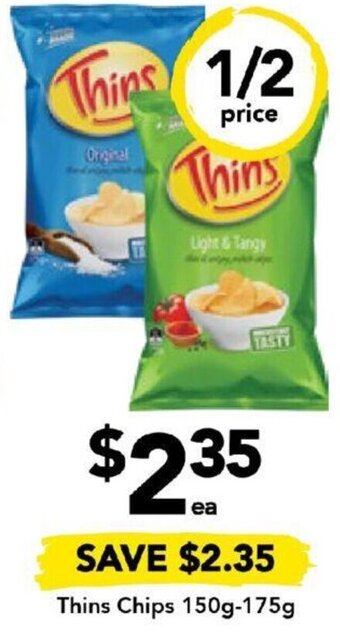 Drakes Thins Chips 150g-175g offer
