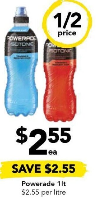 Drakes Powerade 1lt offer