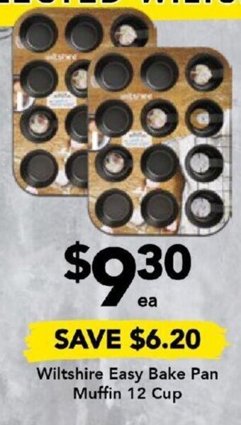 Drakes Wiltshire Easy Bake Pan Muffin 12 Cup offer