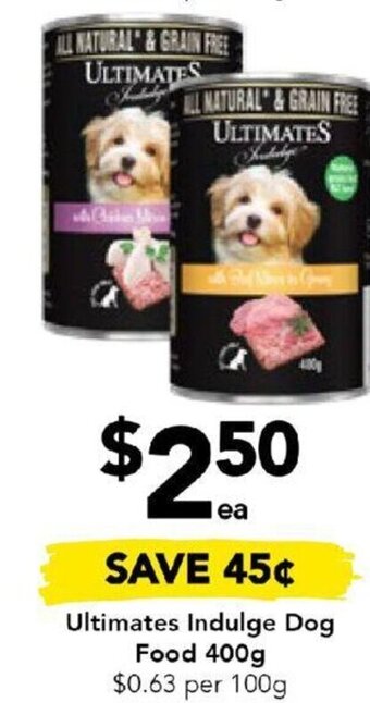 Drakes Ultimates Indulge Dog Food 400g offer