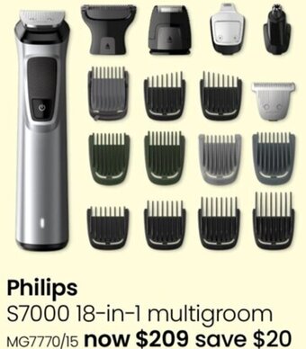 Myer Philips S7000 18-in-1 multigroom MG7770/15 offer