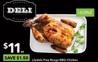 Ritchies Lilydale Free Range BBQ Chicken offer