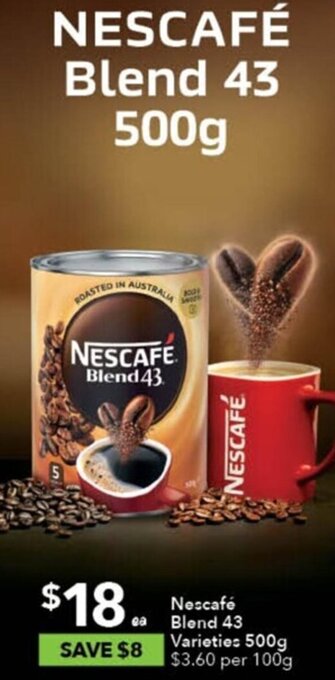 Ritchies Nescafé Blend 43 Varieties 500g offer