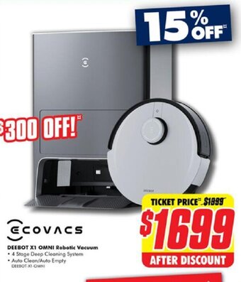 DEEBOT X1 OMNI Robotic Vacuum