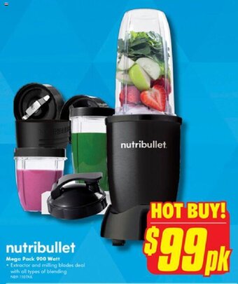 The Good Guys nutribullet Mega Pack 900 Watt offer