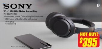 The Good Guys WH-1000XM4 Noise Cancelling Headphones offer