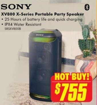 The Good Guys SONY XV800 X-Series Portable Party Speaker offer