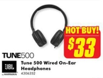 The Good Guys Tune 500 Wired On-Ear Headphones offer