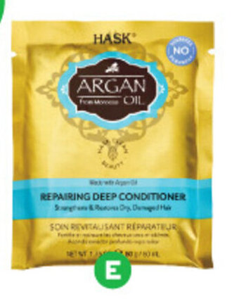 Woolworths E HASK Argan Oil Repairing Deep Conditioner Treatment 50ml offer